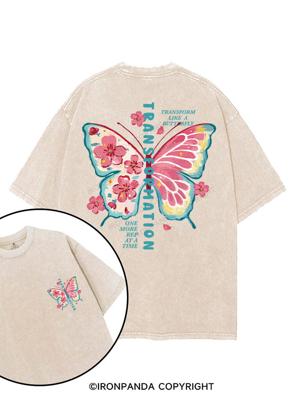 TRANSFORMATION printed Gym Shirt