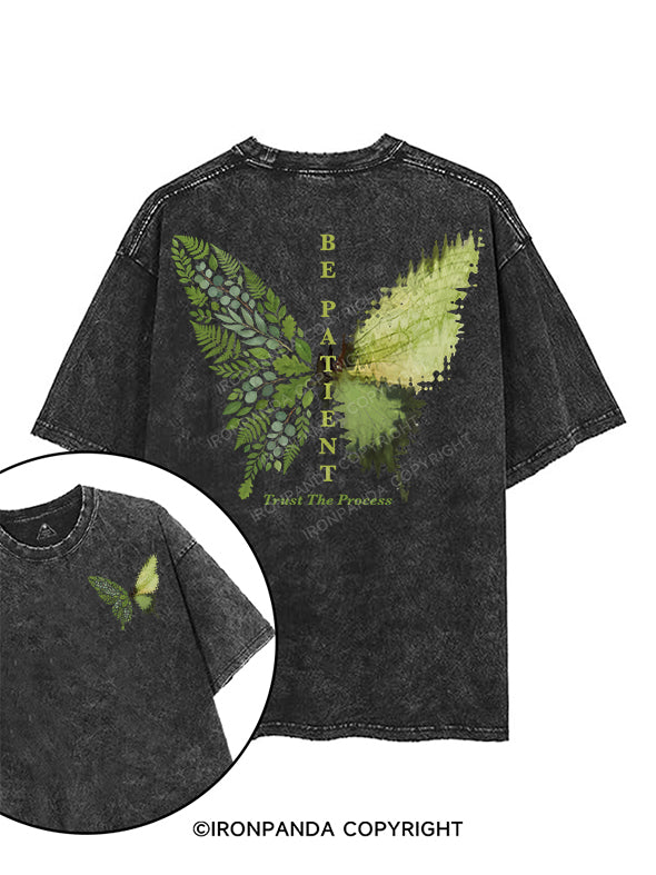 be patient printed Gym Shirt