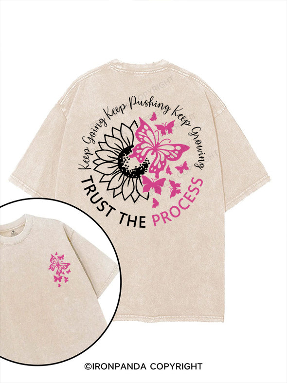 KEEP GOING KEEP PUSHING KEEP GROWING printed Gym Shirt