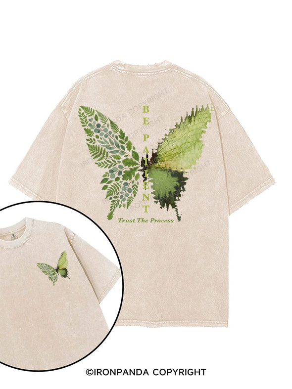 be patient printed Gym Shirt