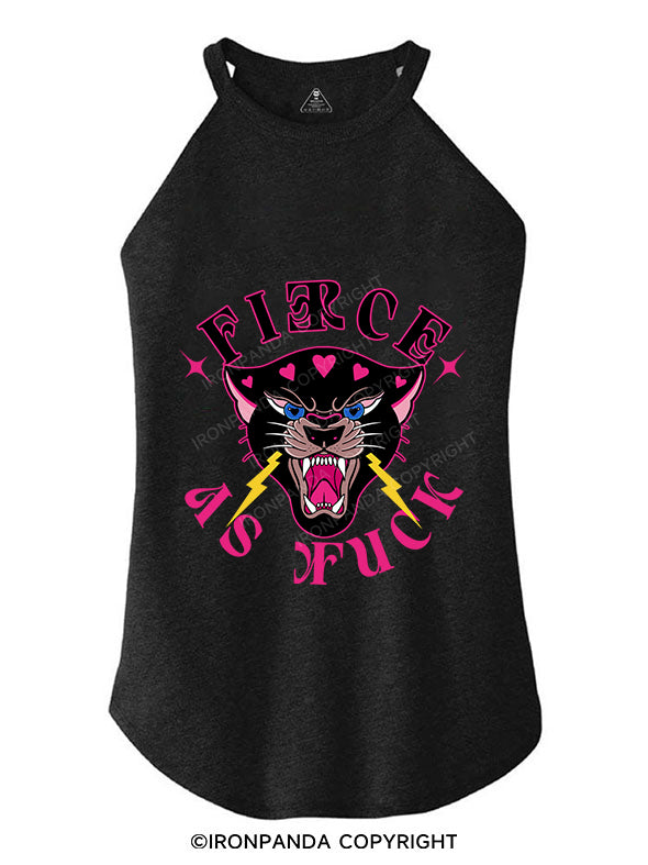 FIERCE AS FUCK TRI ROCKER COTTON TANK
