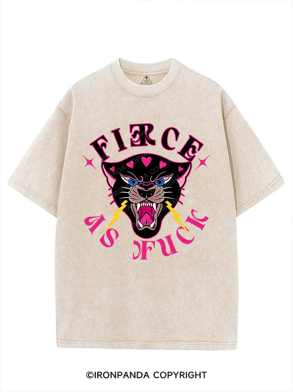 FIERCE AS FUCK VINTAGE GYM SHIRT