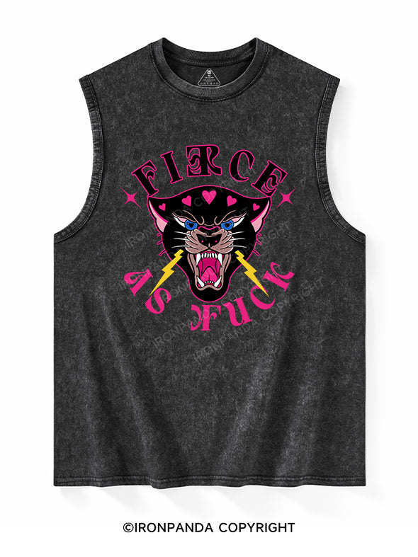FIERCE AS FUCK Washed Tank