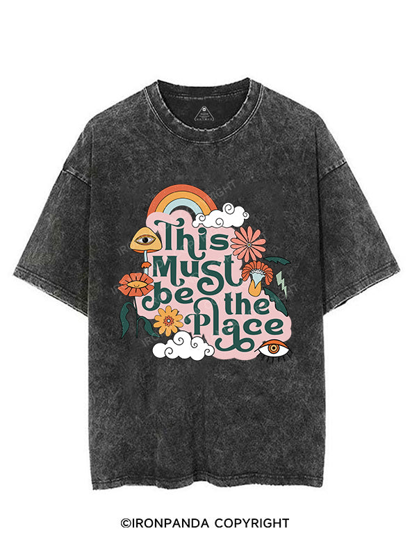 THIS MUST BE THE PLACE VINTAGE GYM SHIRT