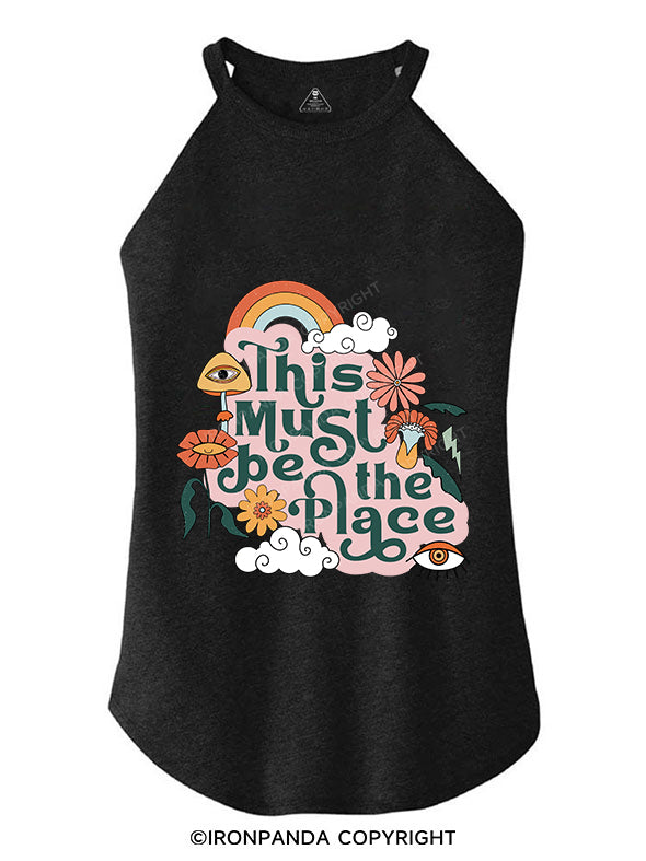 THIS MUST BE THE PLACE TRI ROCKER COTTON TANK