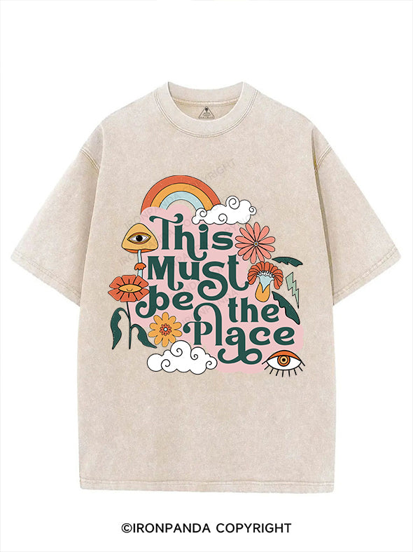 THIS MUST BE THE PLACE VINTAGE GYM SHIRT