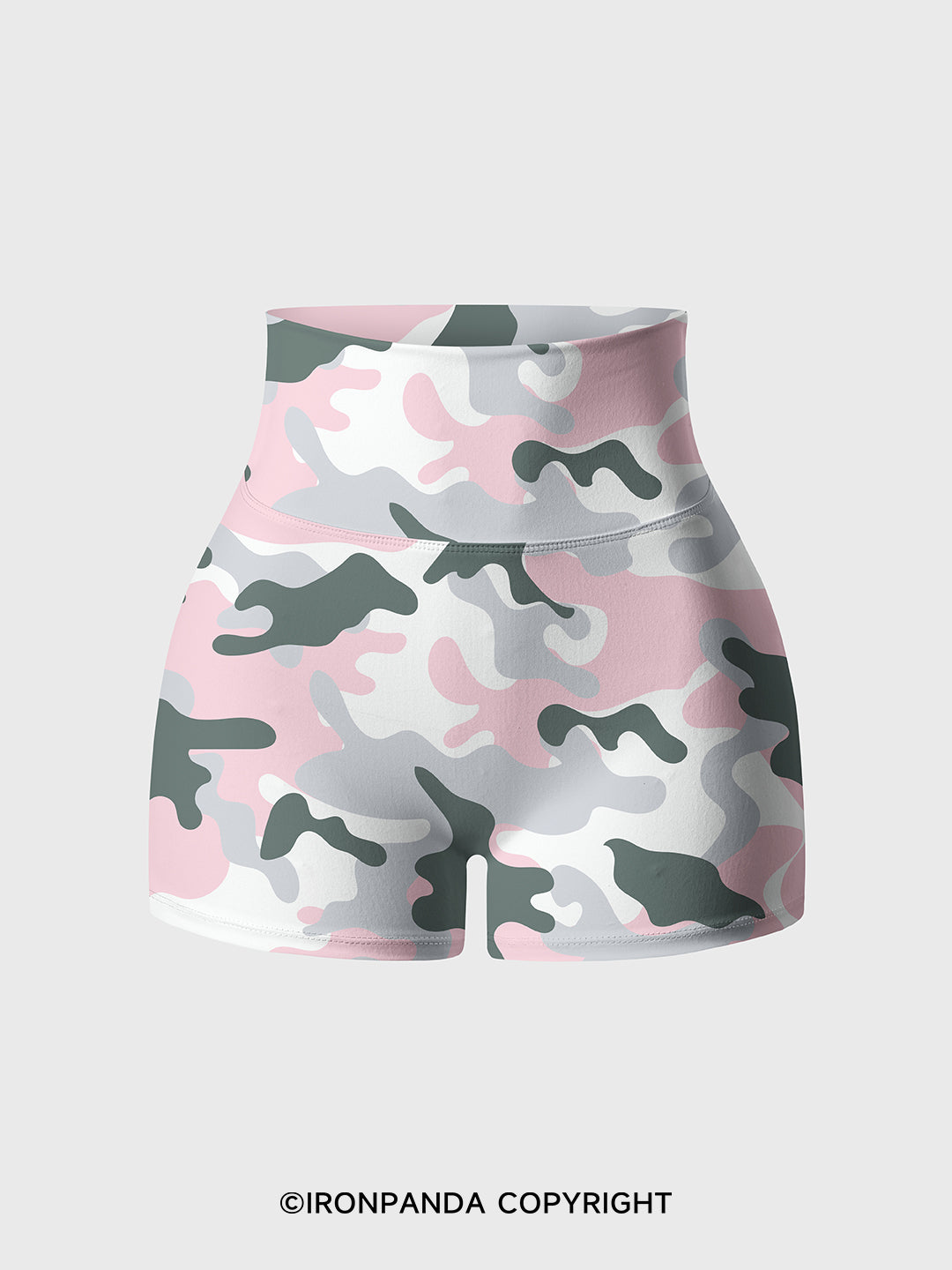 Sweet Camo Printed Yoga Shorts