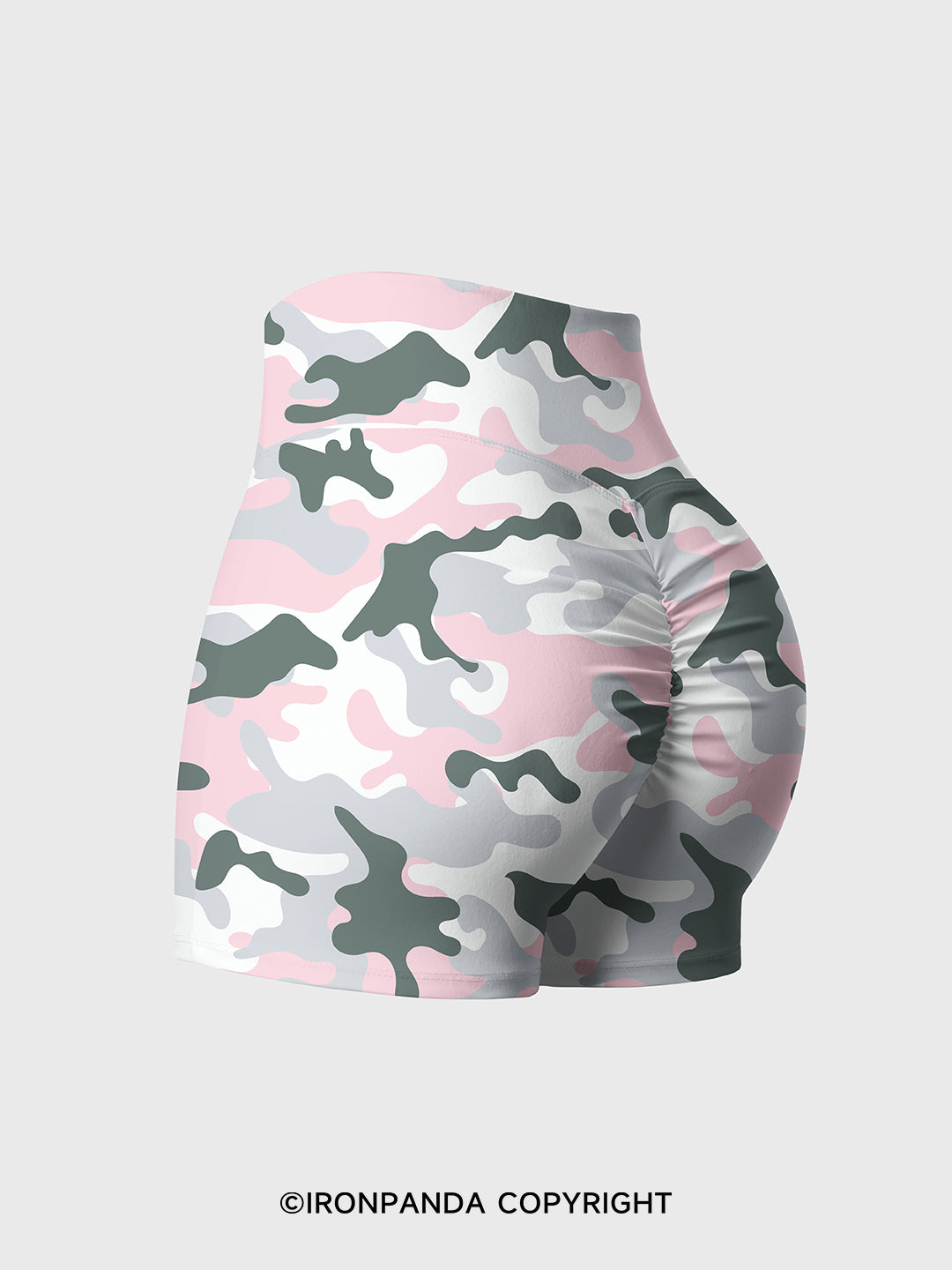 Sweet Camo Printed Yoga Shorts