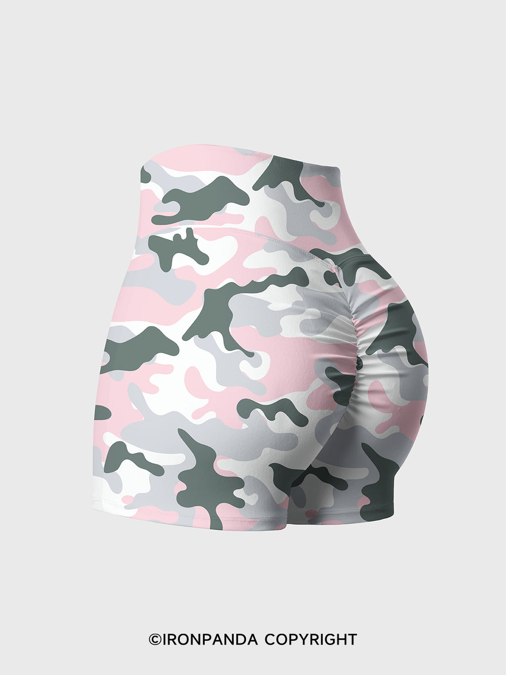 Sweet Camo Printed Yoga Shorts