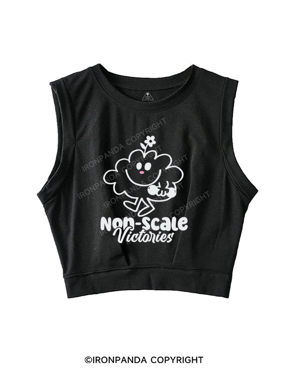 NON-SCALE VICTORIES SLEEVELESS CROP TOPS