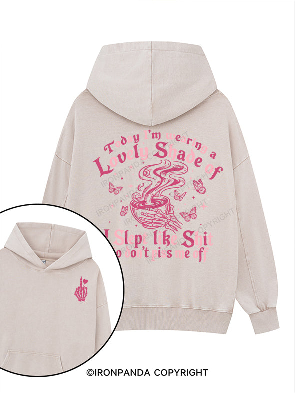 don’t piss me off Printed Washed Gym Hoodie