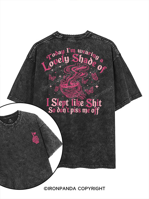 don’t piss me off printed Gym Shirt
