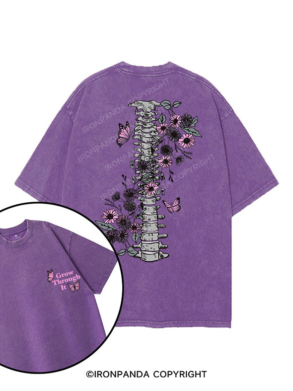 Grow Through It printed Gym Shirt