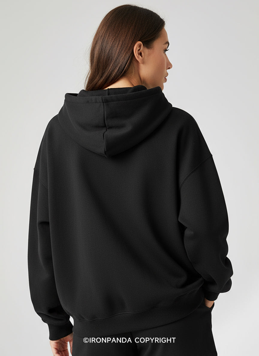 TRY FAIL TRAIN REPEAT Premium Fleece Gym Hoodie