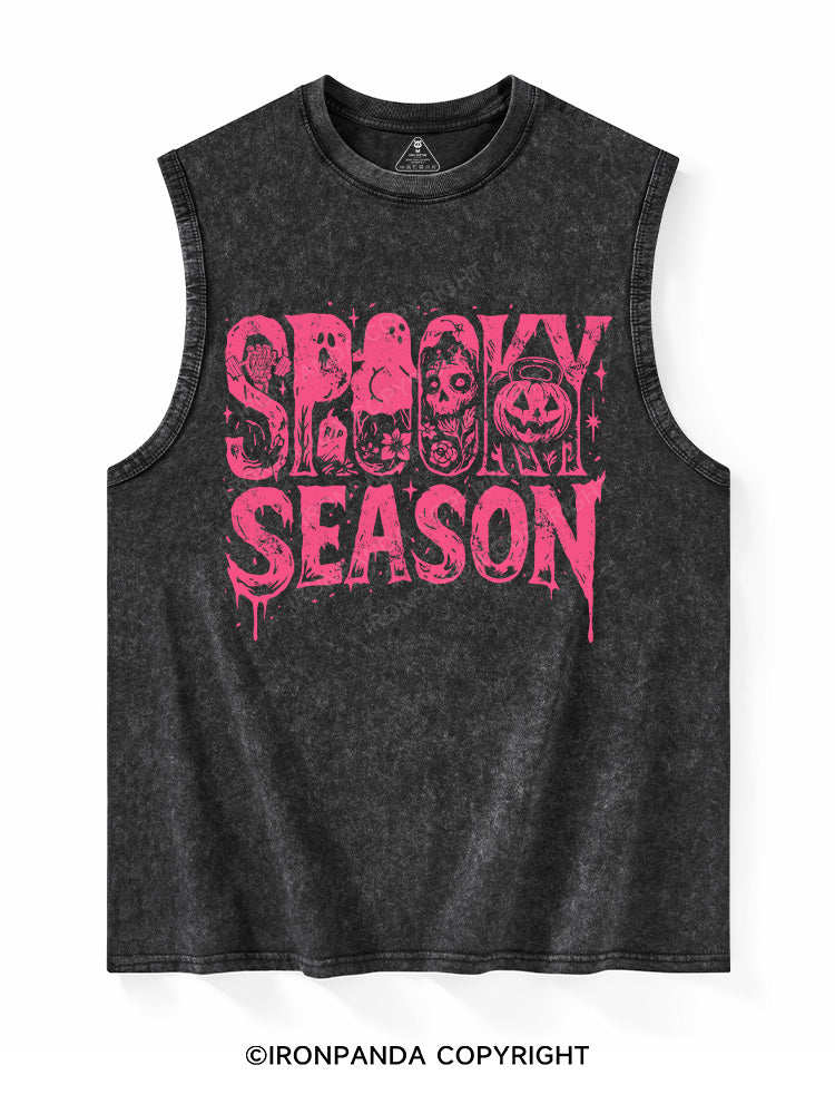 spooky season Washed Tank