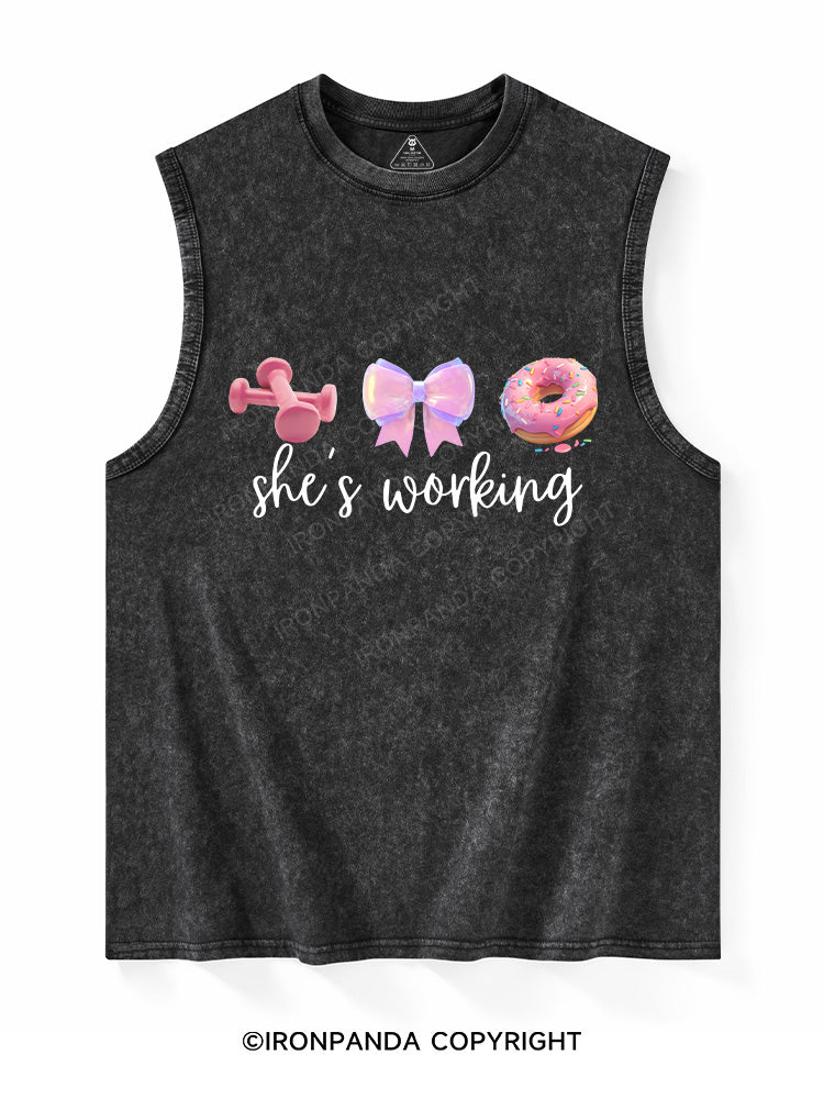 She's working Washed Tank