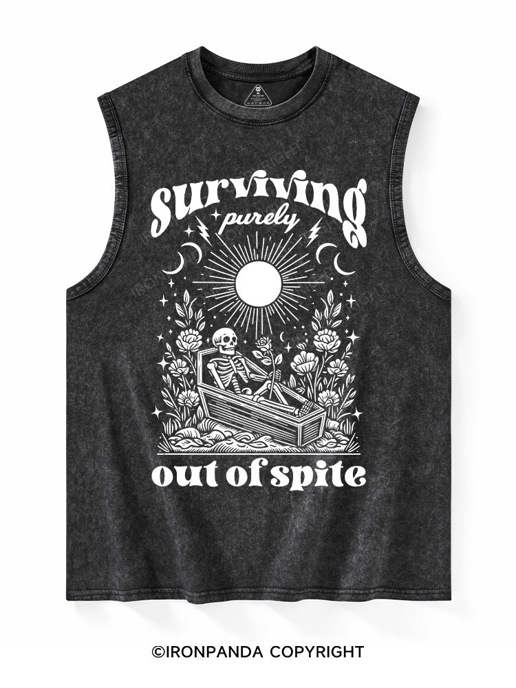 SURVIVING PURELY OUT OF SPITE Washed Tank