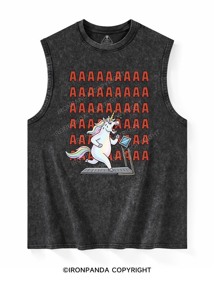 unicorn  cardio Washed Tank