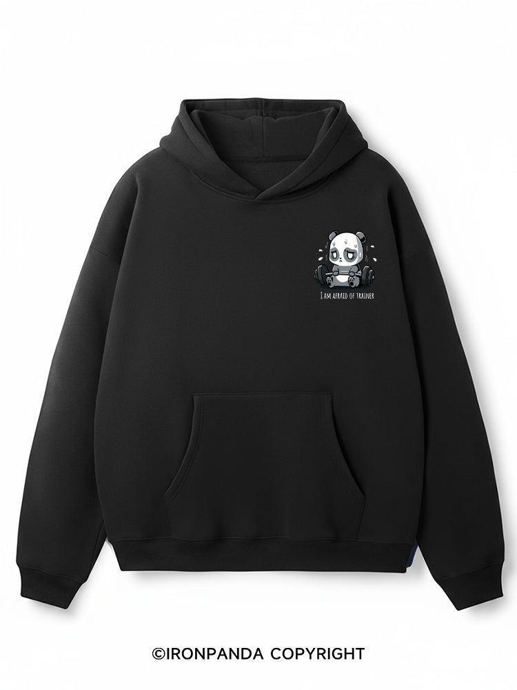 I am afraid of trainer Premium Fleece Gym Hoodie