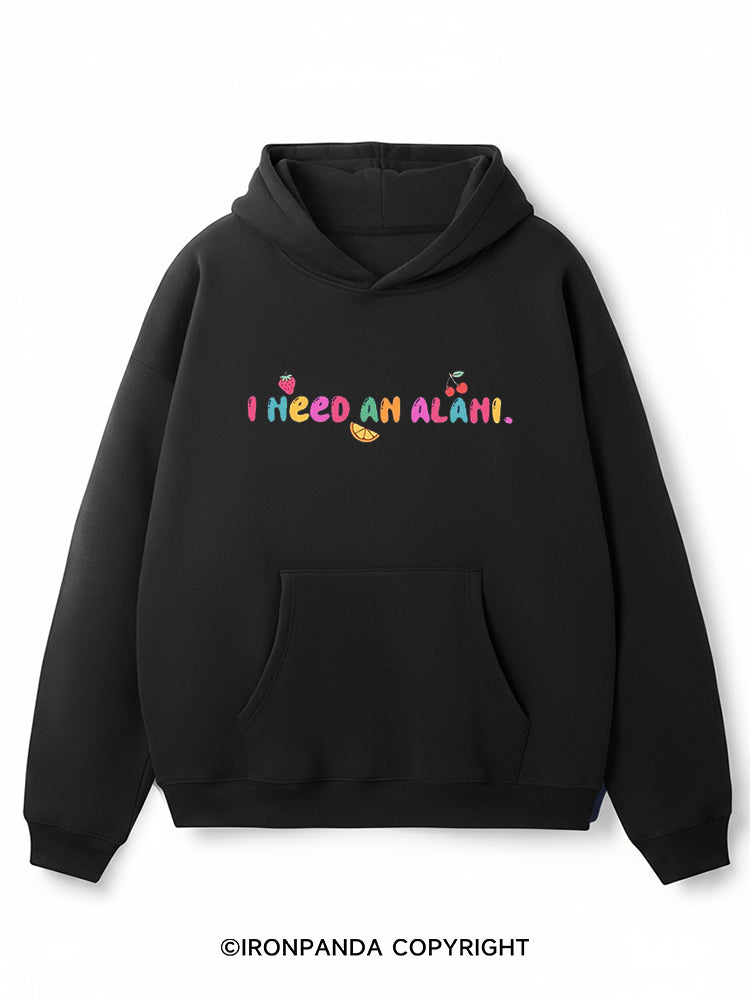 Running on chaos and Alani Premium Fleece Gym Hoodie