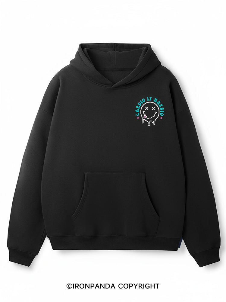 Cardio is Hardio Premium Fleece Gym Hoodie