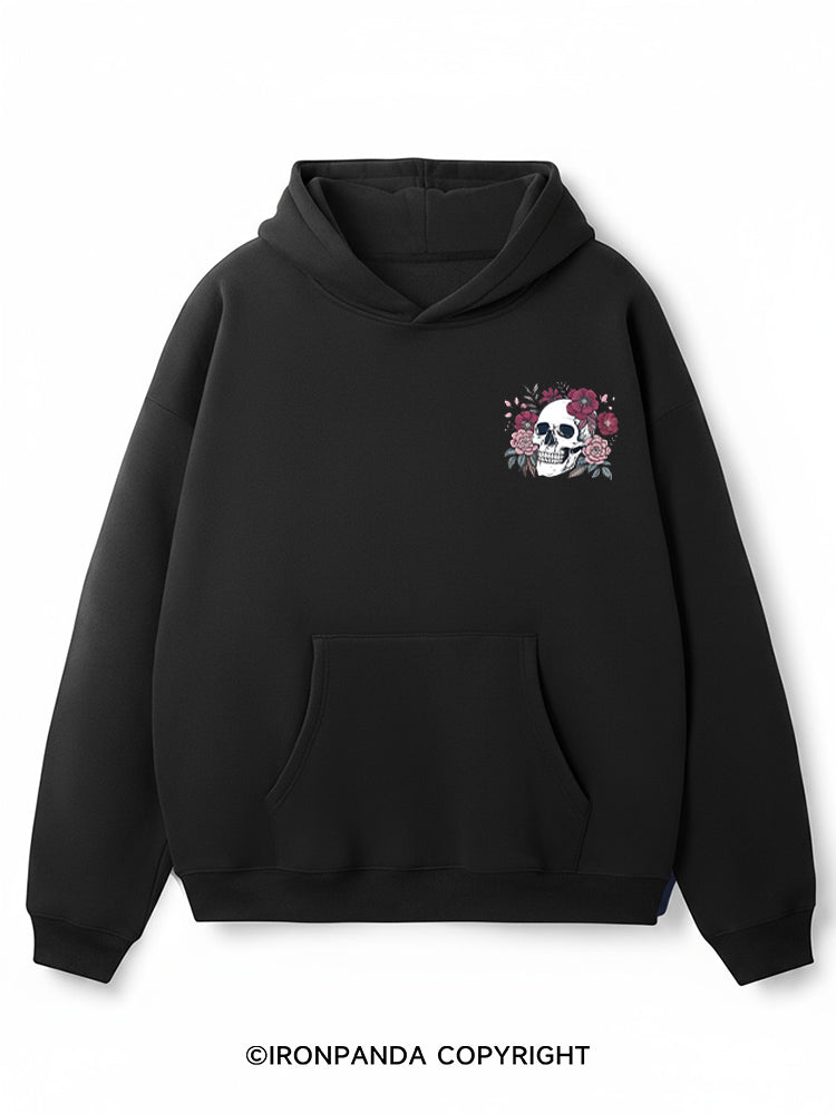 DEAD INSIDE BUT STILL MADE IT TO THE GYM Premium Fleece Gym Hoodie