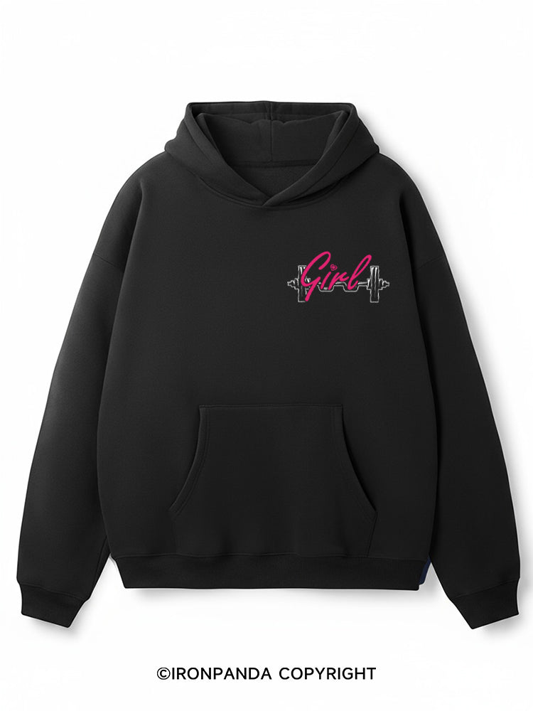 I Know I Lift Like a Girl Premium Fleece Gym Hoodie
