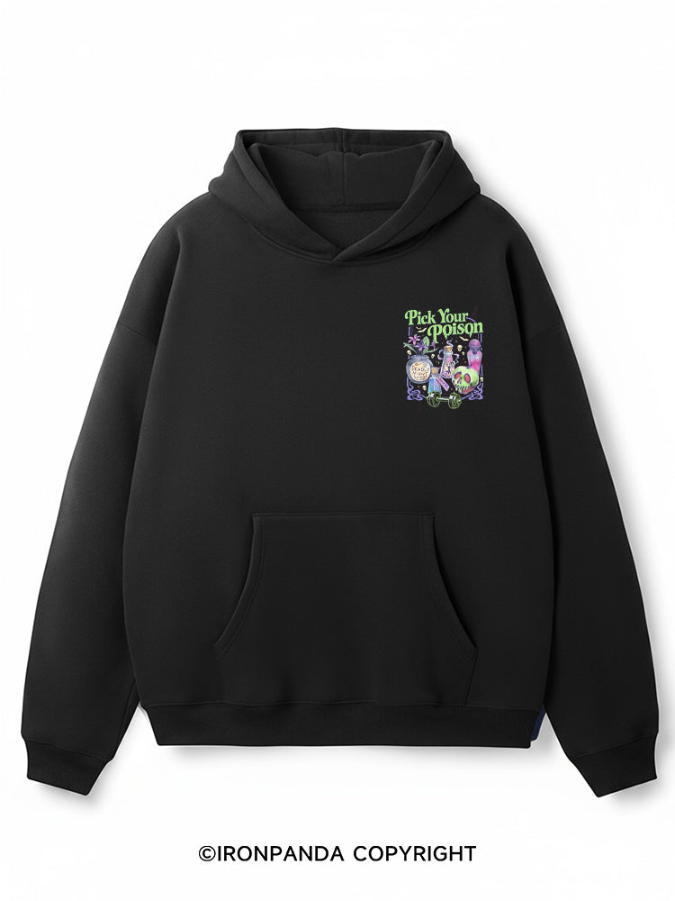 Pick Your Poison Premium Fleece Gym Hoodie