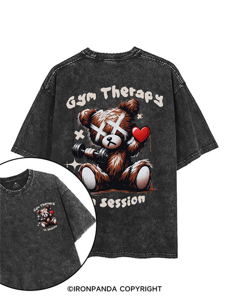 Gym Therapy Session printed Gym Shirt