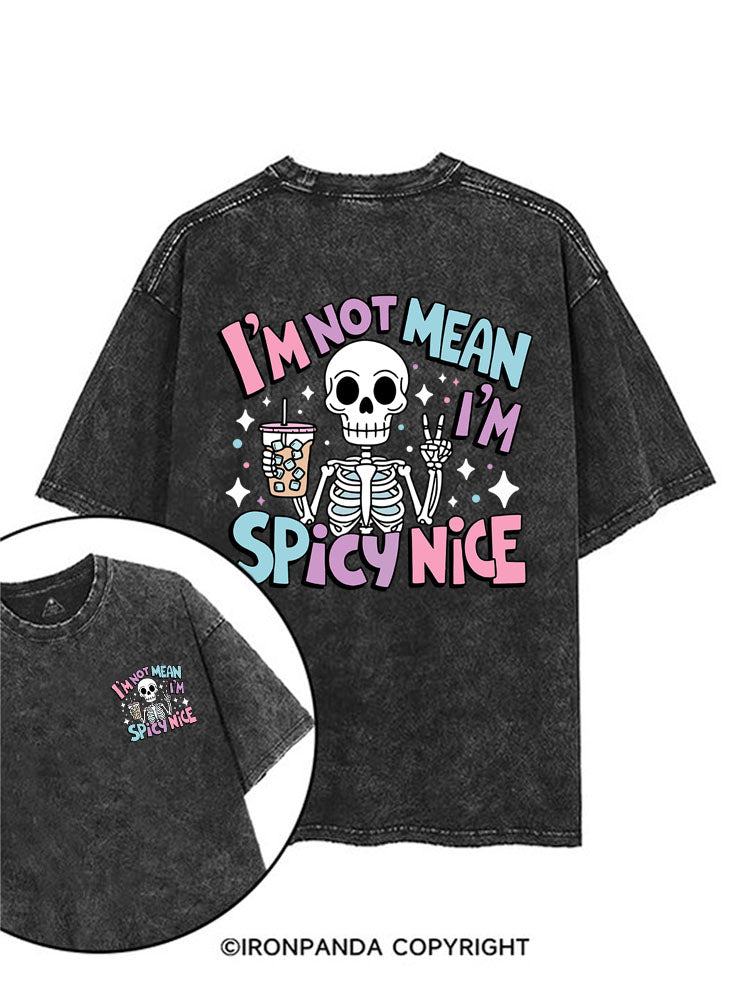 I’m spicy nice printed Gym Shirt