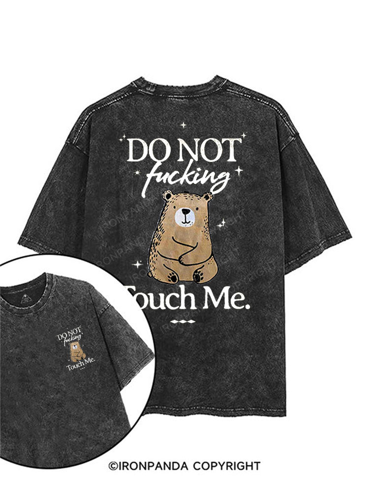DO NOT fucking TOUCH ME printed Gym Shirt