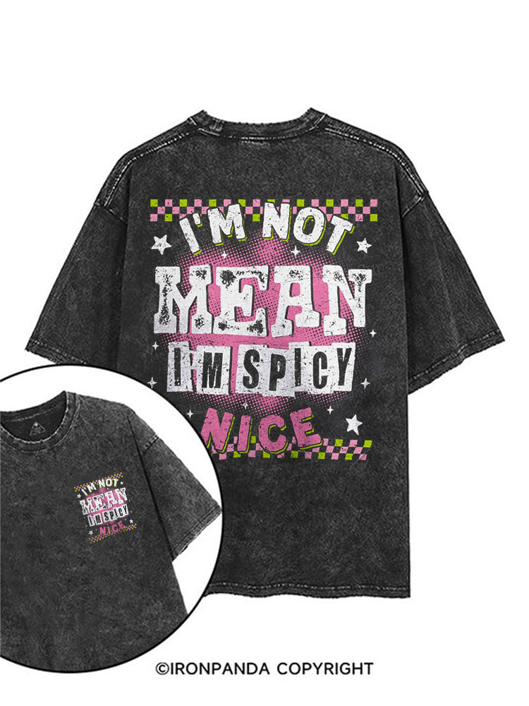 I’m spicy nice printed Gym Shirt
