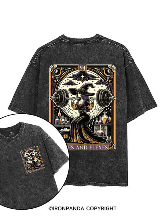 HEXES AND FLEXES printed Gym Shirt