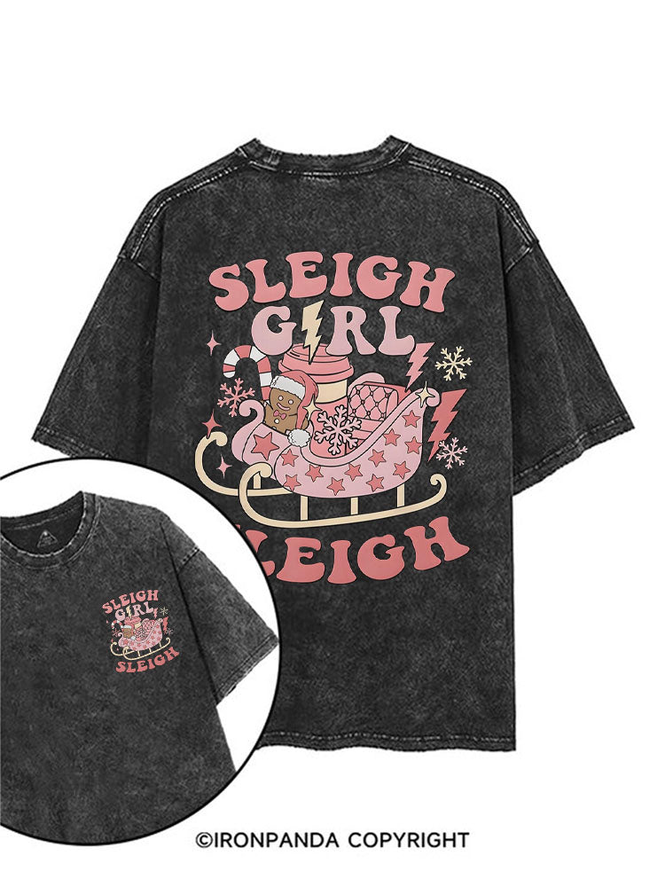 Sleigh Girl Sleigh printed Gym Shirt