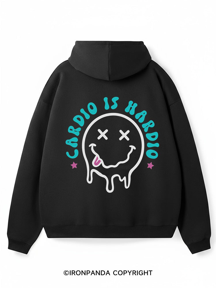 Cardio is Hardio Premium Fleece Gym Hoodie