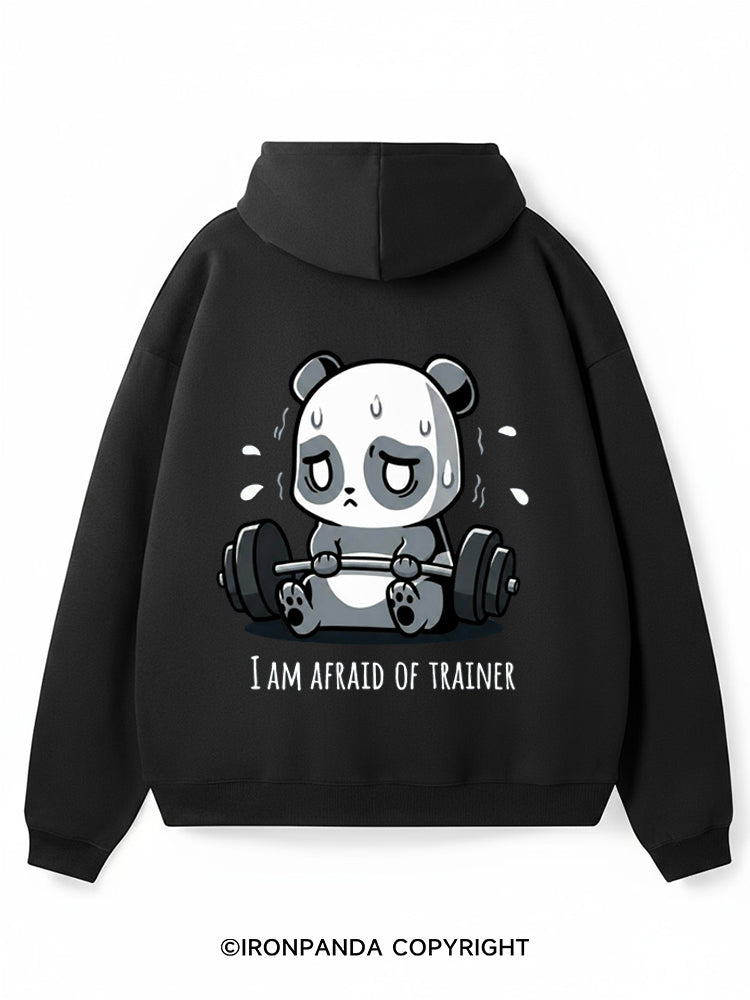 I am afraid of trainer Premium Fleece Gym Hoodie