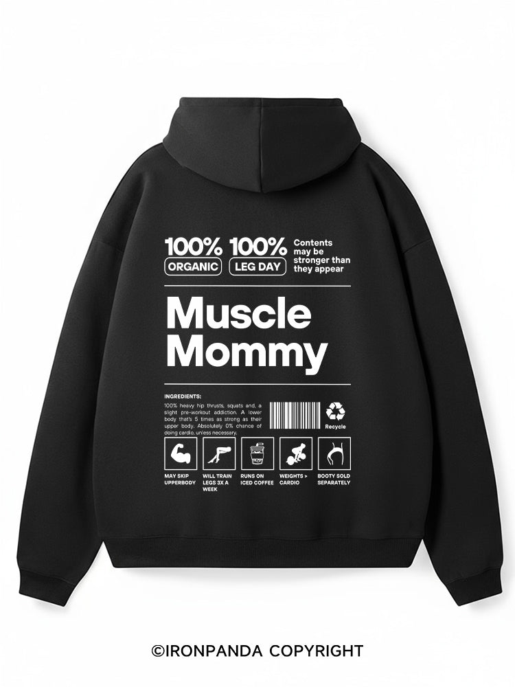 Muscle Mom Premium Fleece Gym Hoodie