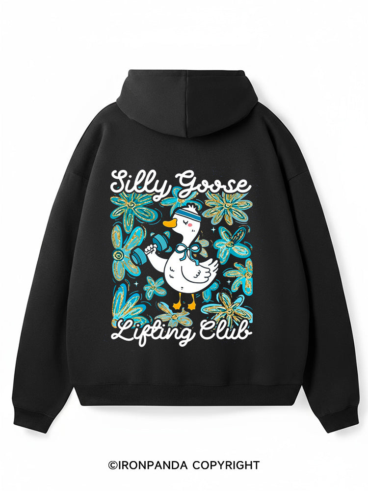 Silly Goose Lifting Premium Fleece Gym Hoodie