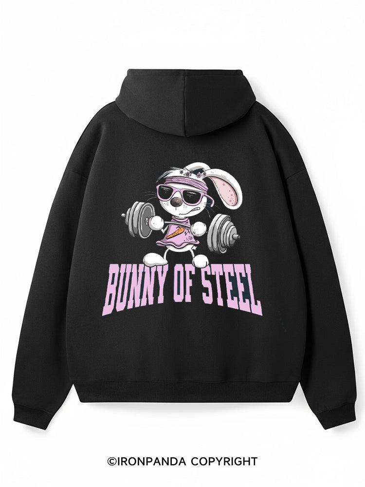 Bunny of Steel Premium Fleece Gym Hoodie