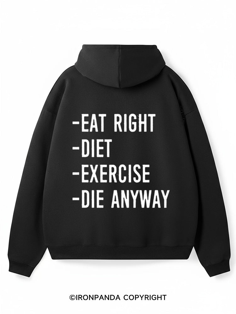 Die Anyway Premium Fleece Gym Hoodie