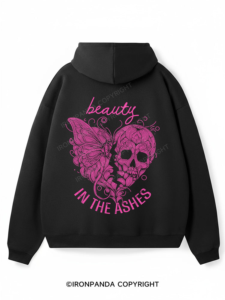 BEAUTY IN THE ASHES Premium Fleece Gym Hoodie