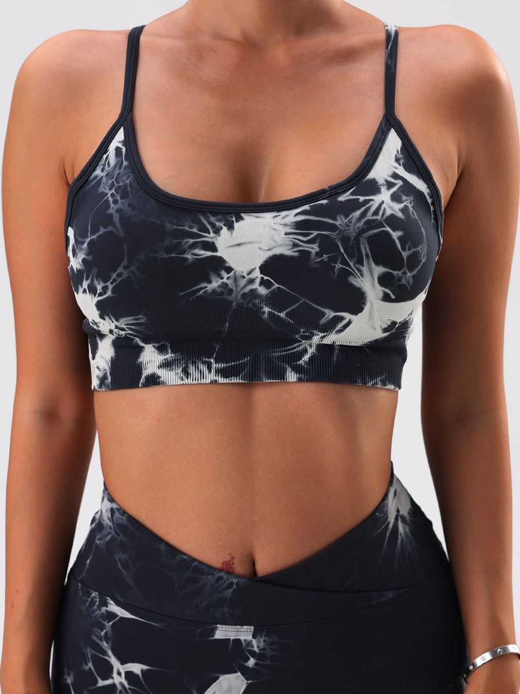 Seamless Tie-Dye sports Bra