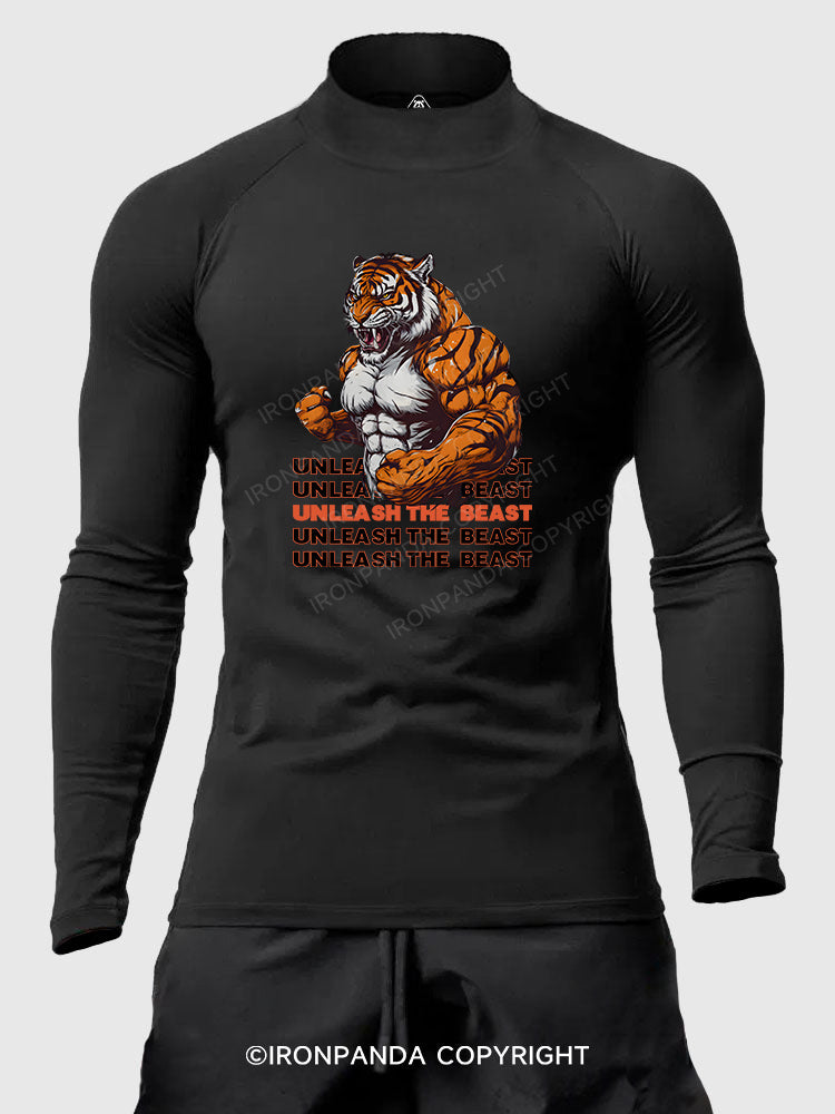 Unleash the Beast Men's Fitted Mock