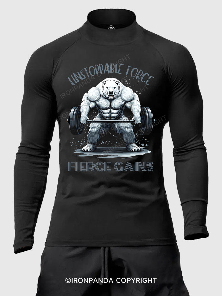 Unstoppable Force Men's Fitted Mock
