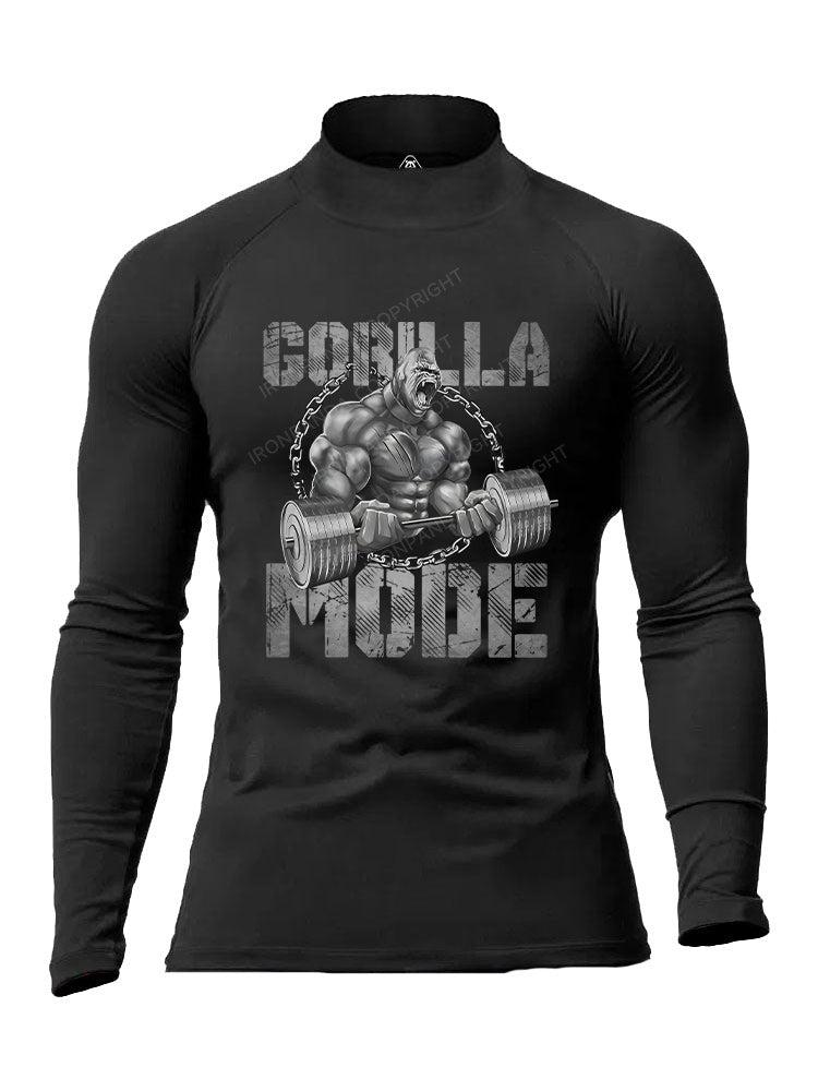 Gorilla Mode Men's Fitted Mock