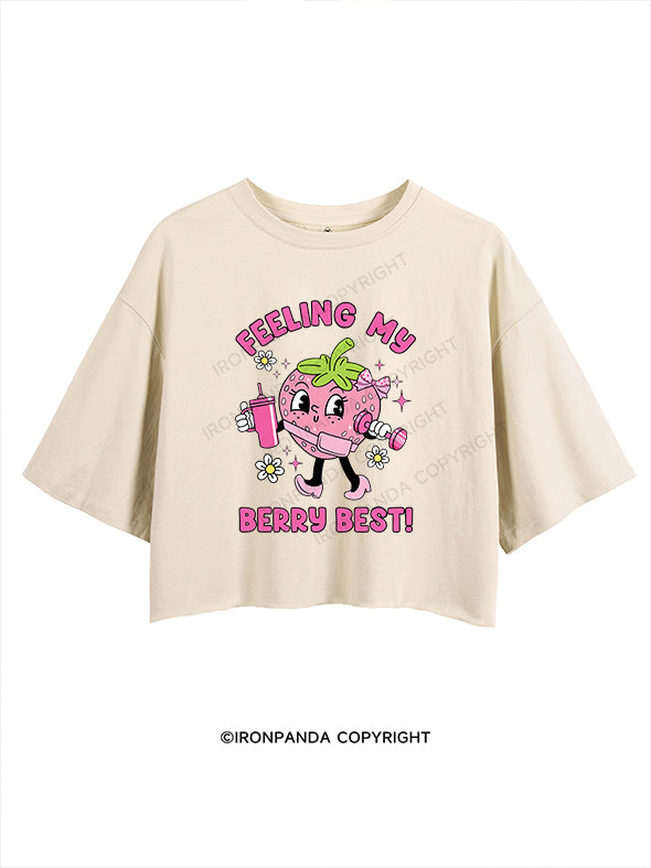 Feeling  my  berry  best CROP TOPS