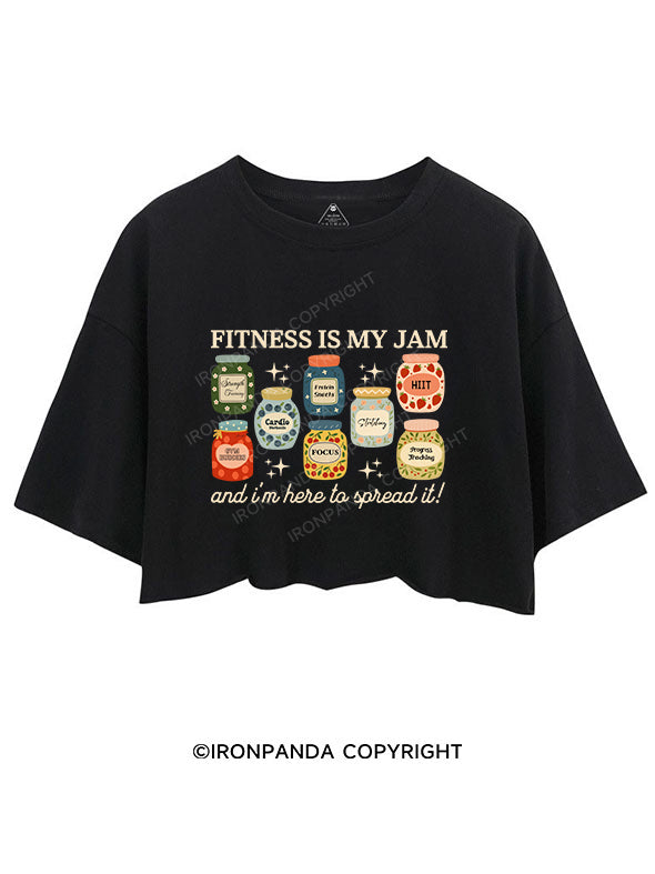 Fitness Is My Jam and I'm Here to Spread It! CROP TOPS