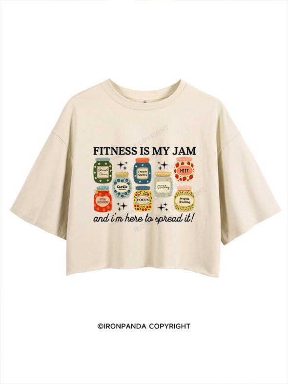Fitness Is My Jam and I'm Here to Spread It! CROP TOPS