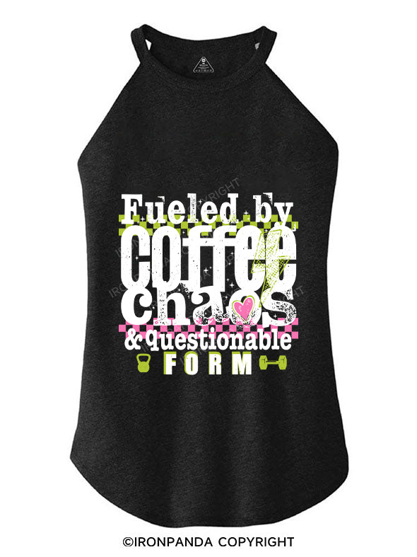 Fueled by coffee chaos & questionable form ROCKER COTTON TANK