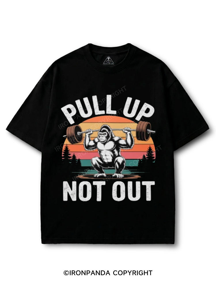 Funny Bigfoot Pull Up Not Out FitnessCOTTON PUMP COVER